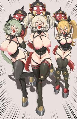 [BagelBomb] Lucy, Ceasar and Burnice [Zenless Zone Zero]