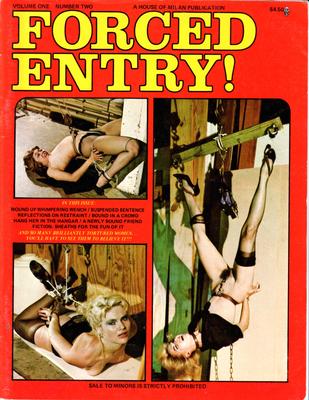 Entrée forcée du magazine de bondage vintage